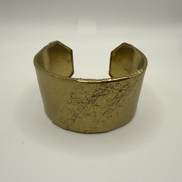 Silpada KR Collection Cuff Bracelet Gold Tone Statement Runway - Picture 1 of 10